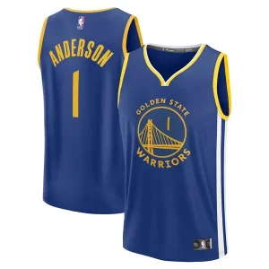 Robusto Genial Kyle Anderson Golden State Warriors Fast Break Replica Player Jersey Icon Edition Royal  para la gran final