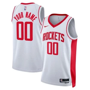 Duradero Houston Rockets Nike Unisex Swingman Custom Jersey White Association Edition  para la gran final