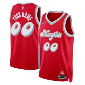 Robusto Versátil Memphis Grizzlies Nike Unisex 2024/25 Custom Swingman Jersey City Edition Red  para la gran final