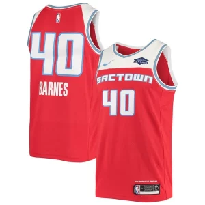 Genial Único Harrison Barnes Sacramento Kings Nike Swingman Jersey Red  para la gran final
