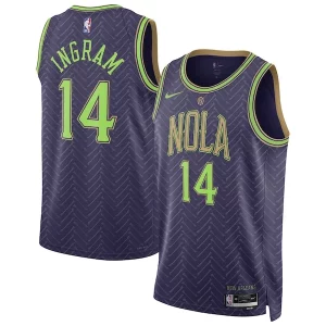 Exquisito Brandon Ingram New Orleans Pelicans Nike Unisex 2024/25 Swingman Player Jersey City Edition Purple  para la gran final