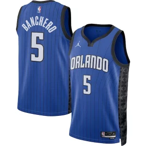 Sofisticado Paolo Banchero Orlando Magic Jordan Brand Unisex Swingman Jersey Statement Edition Blue  para la gran final