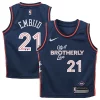 Resistente Robusto Atractivo Joel Embiid Philadelphia 76ers Nike Toddler Swingman Replica Jersey City Edition Navy  para la gran final