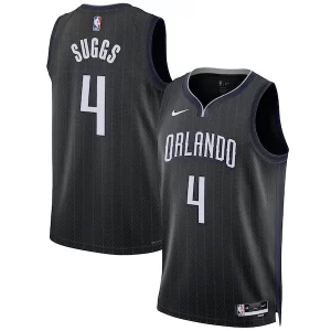 Encantador Jalen Suggs Orlando Magic Nike Unisex 2022/23 Swingman Jersey City Edition Black  para la gran final