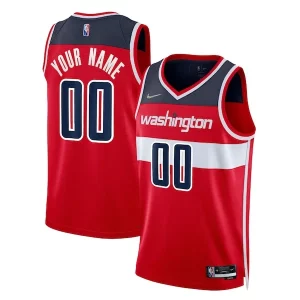 Resistente Washington Wizards Nike 2021/22 Diamond Swingman Custom Jersey Icon Edition Red  para la gran final