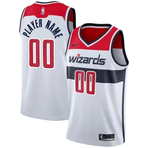 Duradero Práctico Washington Wizards Nike 2020/21 Swingman Custom Jersey Association Edition White  para la gran final