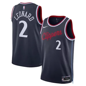 Único Kawhi Leonard LA Clippers Nike Unisex 2024/25 Swingman Jersey Navy Icon Edition  para la gran final