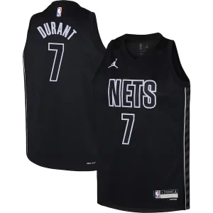 Atractivo Increíble Bonito Kevin Durant Brooklyn Nets Jordan Brand Youth Swingman Jersey Statement Edition Black  para la gran final