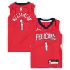 Ideal Sofisticado Elegante Zion Williamson New Orleans Pelicans Jordan Brand Preschool 2020/21 Fast Break Replica Jersey Statement Edition Red  para la gran final