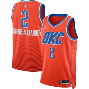 Delicioso Cool Ideal Shai Gilgeous Alexander Oklahoma City Thunder Jordan Brand Unisex Swingman Jersey Statement Edition Orange  para la gran final