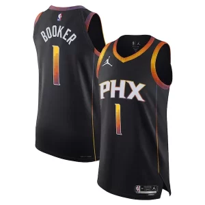 Robusto Bonito Duradero Devin Booker Phoenix Suns Jordan Brand Authentic Player Jersey Statement Edition Black  para la gran final