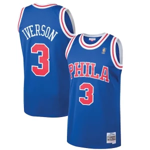Fantástico Magnífico Encantador Allen Iverson Philadelphia 76ers 1996/97 Hardwood Classics Swingman Jersey Royal  para la gran final