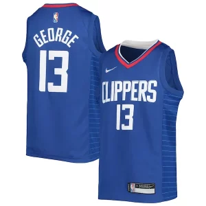 Perfecto Robusto Paul George LA Clippers Nike Youth 2021/22 Diamond Swingman Jersey Icon Edition Royal  para la gran final