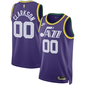 Hermoso Jordan Clarkson Utah Jazz Nike Unisex Swingman Replica Jersey Classic Edition Purple  para la gran final