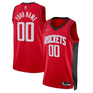 Hermoso Ideal Fácil de llevar Houston Rockets Nike 2021/22 Diamond Swingman Custom Jersey Icon Edition Red  para la gran final