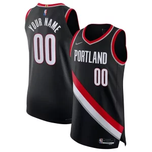 Atractivo Portland Trail Blazers Nike 2021/22 Diamond Authentic Custom Jersey Icon Edition Black  para la gran final