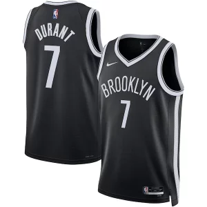Robusto Kevin Durant Brooklyn Nets Nike Unisex Swingman Jersey Icon Edition Black/White  para la gran final