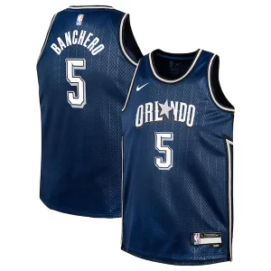 Elegante Genial Paolo Banchero Orlando Magic Nike Youth Swingman Replica Jersey City Edition Navy  para la gran final