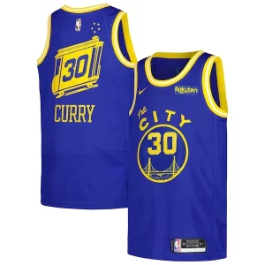 Fantástico Stephen Curry Golden State Warriors Nike Swingman Player Jersey Classic Edition Royal  para la gran final