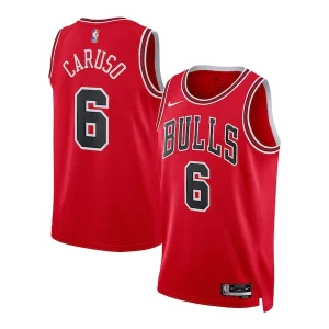 Único Alex Caruso Chicago Bulls Nike Unisex Swingman Jersey Icon Edition Red  para la gran final