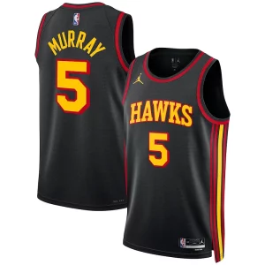 Sofisticado Práctico Comodo Dejounte Murray Atlanta Hawks Jordan Brand Unisex Swingman Jersey Statement Edition Black  para la gran final
