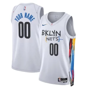 Perfecto Genial Robusto Brooklyn Nets Nike Unisex 2022/23 Swingman Custom Jersey City Edition White  para la gran final
