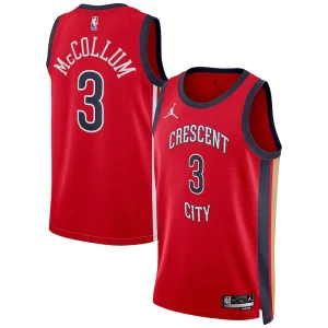 Chulo Exquisito Genial CJ McCollum New Orleans Pelicans Jordan Brand Unisex Swingman Jersey Statement Edition Red  para la gran final