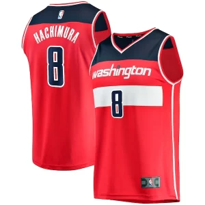 Maravilloso Clásico Bonito Rui Hachimura Washington Wizards Replica Fast Break Jersey Red Icon Edition  para la gran final