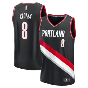 Atractivo Versátil Maravilloso Deni Avdija Portland Trail Blazers Fast Break Replica Player Jersey Icon Edition Black  para la gran final