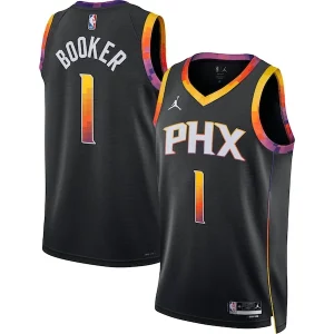 Delicioso Devin Booker Phoenix Suns Jordan Brand Unisex Swingman Jersey Statement Edition Black  para la gran final