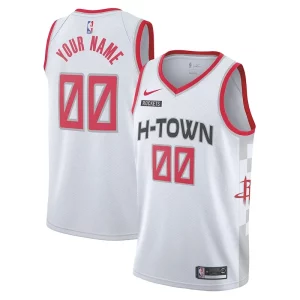 Genial Houston Rockets Nike 2019/20 Swingman Custom Jersey White City Edition  para la gran final