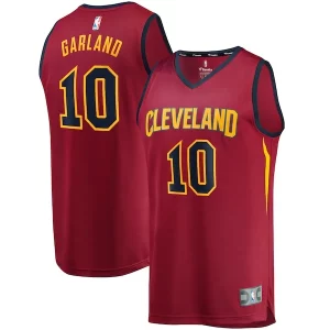 Duradero Moderno Darius Garland Cleveland Cavaliers Youth Replica Fast Break Jersey Wine Icon Edition  para la gran final