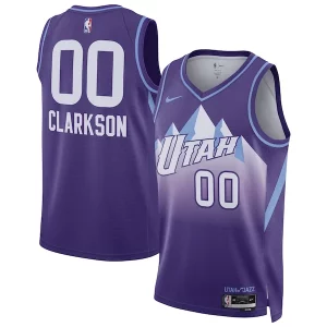 Chulo Moderno Jordan Clarkson Utah Jazz Nike Unisex 2024/25 Swingman Player Jersey City Edition Purple  para la gran final