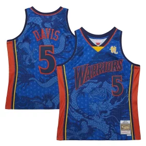 Bonito Resistente Duradero Baron Davis Golden State Warriors 2006/07 Hardwood Classics Asian Heritage 6.0 Swingman Throwback Player Jersey Royal  para la gran final