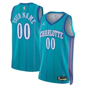 Genial Charlotte Hornets Jordan Brand Unisex 2023/24 Custom Swingman Jersey Classic Edition Teal  para la gran final