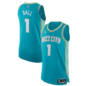 Magnífico Jordan Brand LaMelo Ball Charlotte Hornets Authentic Jersey City Edition Teal  para la gran final