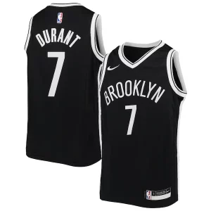 Bonito Kevin Durant Brooklyn Nets Nike Youth Swingman Jersey Icon Edition Black  para la gran final