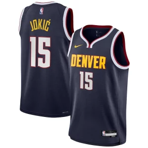 Hermoso Moderno Nikola Jokic Denver Nuggets Nike Youth Swingman Jersey Icon Edition Navy  para la gran final