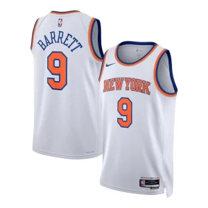 Exquisito RJ Barrett New York Knicks Nike Unisex Swingman Jersey Association Edition White  para la gran final
