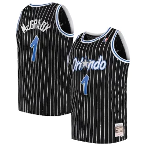 Sofisticado Original Tracy McGrady Orlando Magic 2003/04 Big & Tall Hardwood Classics Swingman Jersey Black/Blue  para la gran final