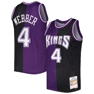 Versátil Duradero Chris Webber Sacramento Kings Hardwood Classics 2000/01 Split Swingman Jersey Purple/Black  para la gran final