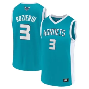 Chulo Moderno Men's Terry Rozier Teal Charlotte Hornets Player Jersey  para la gran final