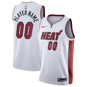 Chulo Miami Heat Nike 2020/21 Swingman Custom Jersey Association Edition White  para la gran final