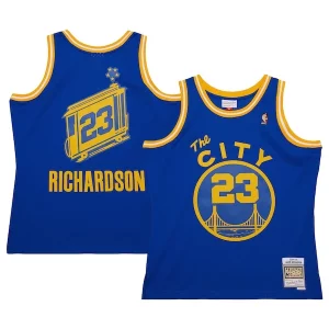 Único Jason Richardson Golden State Warriors 2004/05 Hardwood Classics Swingman Jersey Royal  para la gran final