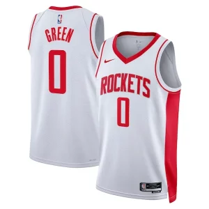 Lujoso Jalen Green Houston Rockets Nike Swingman Jersey Association Edition White  para la gran final