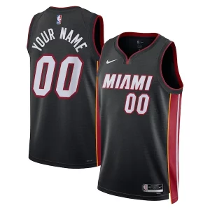 Delicioso Miami Heat Nike Unisex Swingman Custom Jersey Black Icon Edition  para la gran final