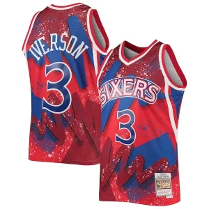 Clásico Allen Iverson Philadelphia 76ers Hardwood Classics 1996/97 Hyper Hoops Swingman Jersey Red  para la gran final