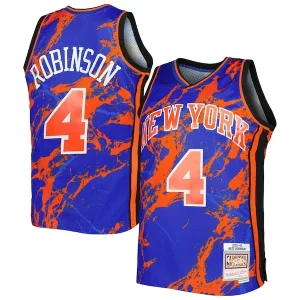 Práctico Clásico Nate Robinson New York Knicks 2005/06 Hardwood Classics Marble Swingman Jersey Blue  para la gran final