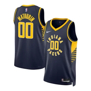 Clásico Cool Ideal Bennedict Mathurin Indiana Pacers Nike Unisex Swingman Jersey Association Edition Navy  para la gran final