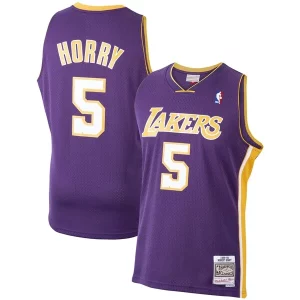 Moderno Robert Horry Los Angeles Lakers 1999/00 Hardwood Classics Swingman Jersey Purple  para la gran final